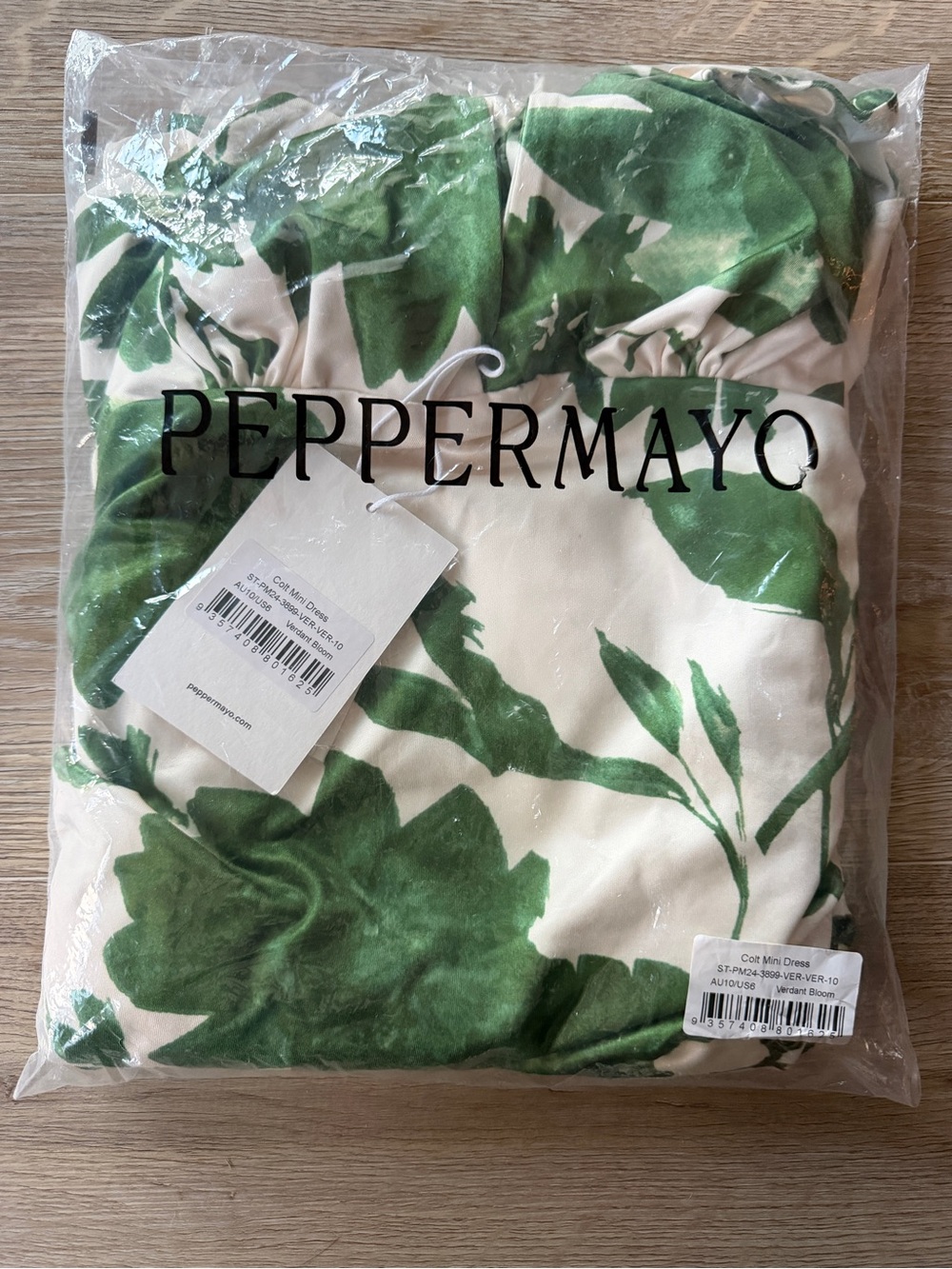 Peppermayo Colt Halter Mini Dress in Verdant Bloom - Picture 4 of 5